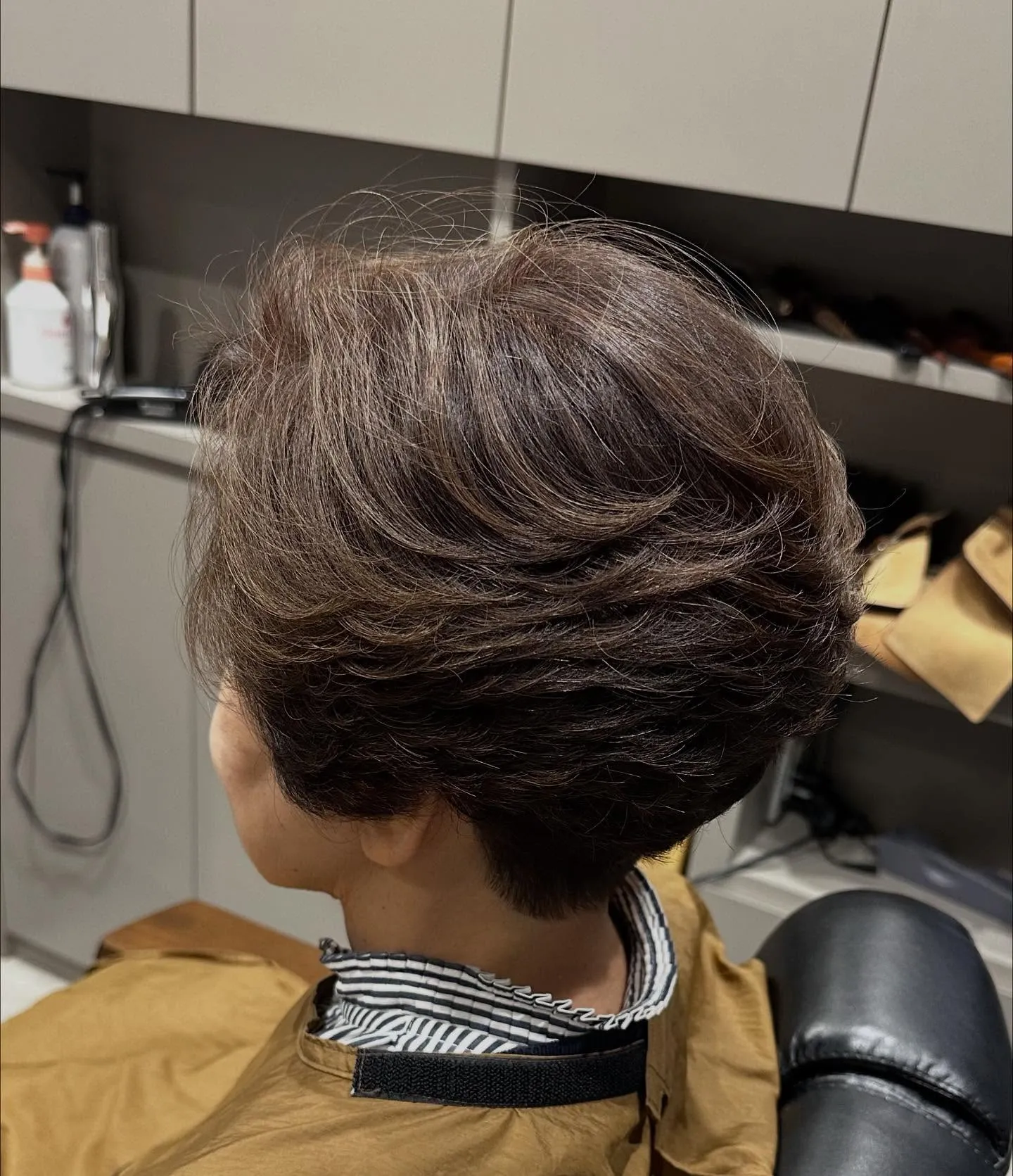 【女性のお客様のショートヘア】