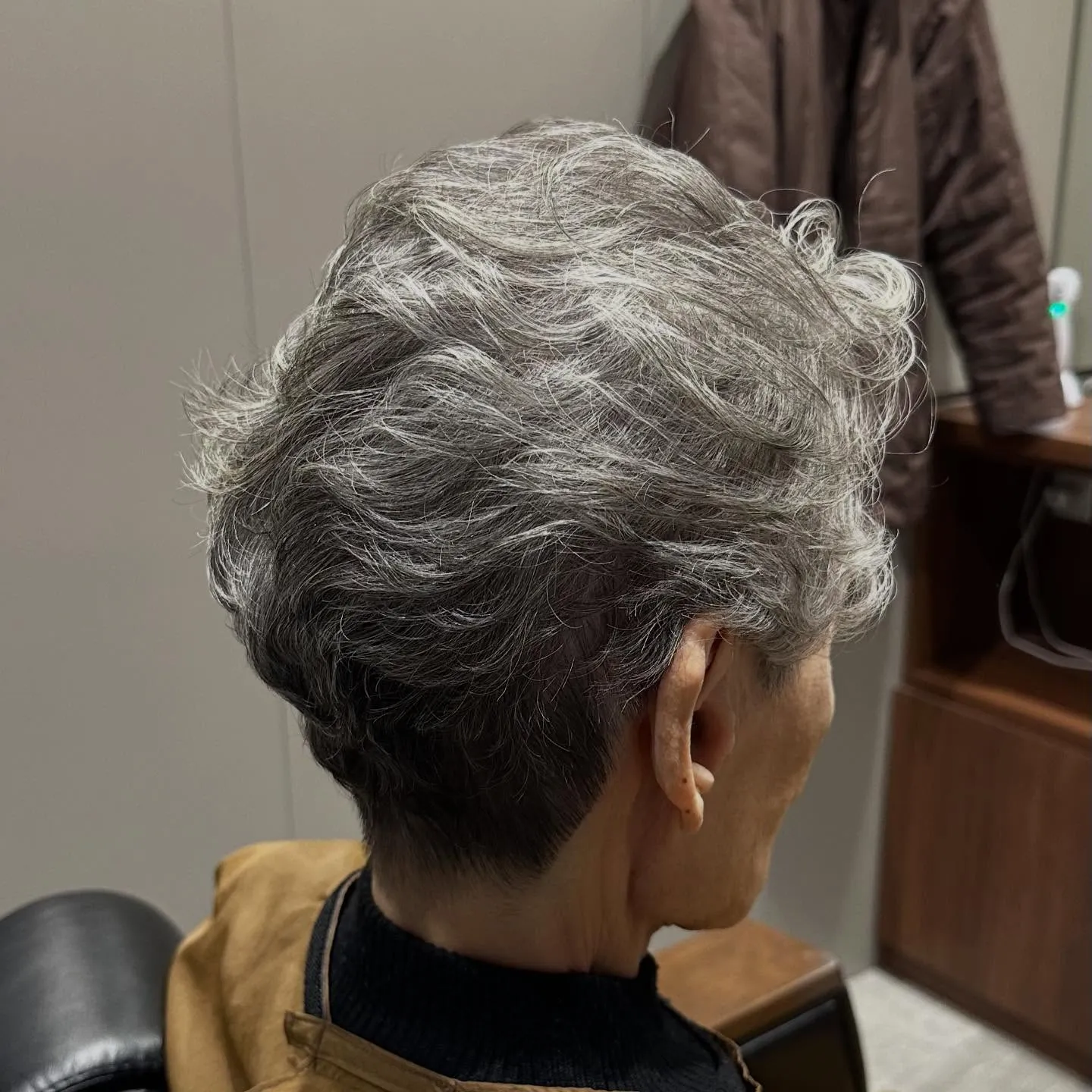 体調を崩されて半年ぶりのカット＆パーマ