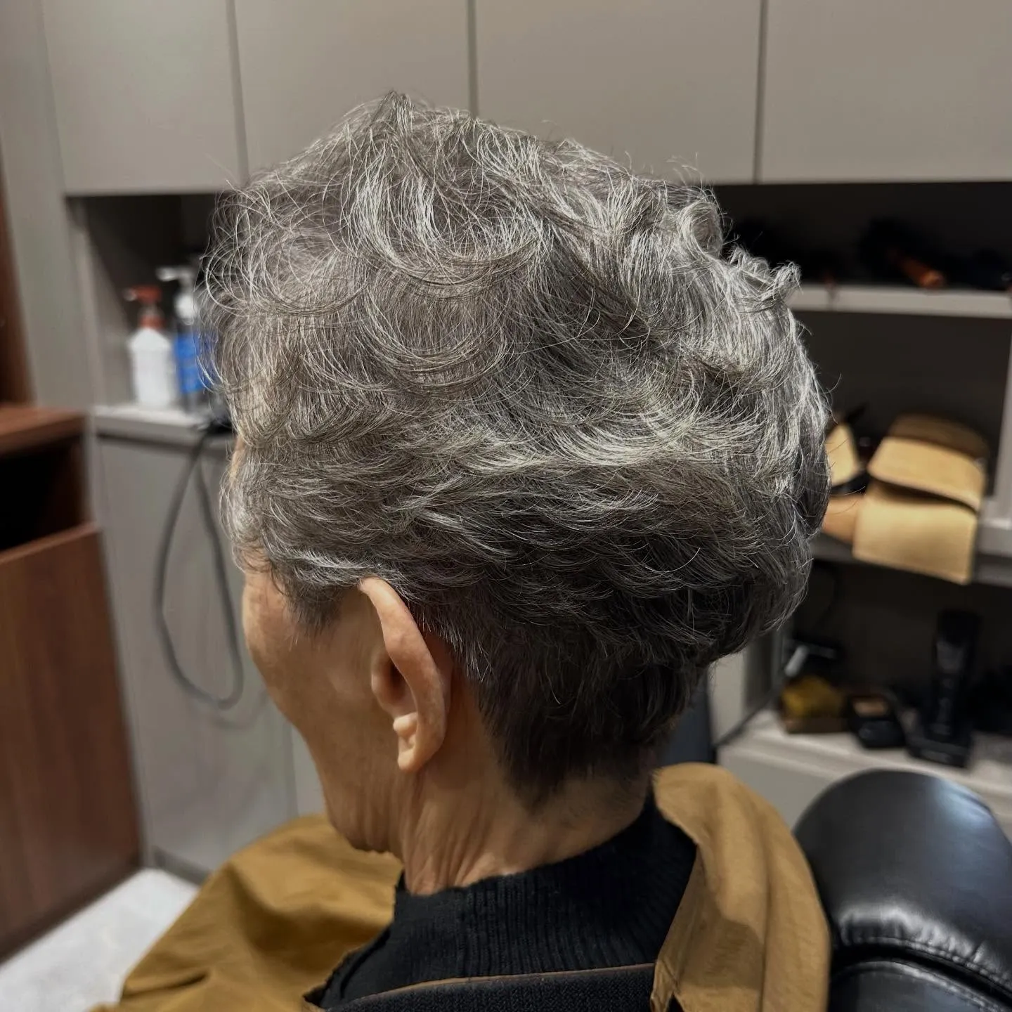 体調を崩されて半年ぶりのカット＆パーマ