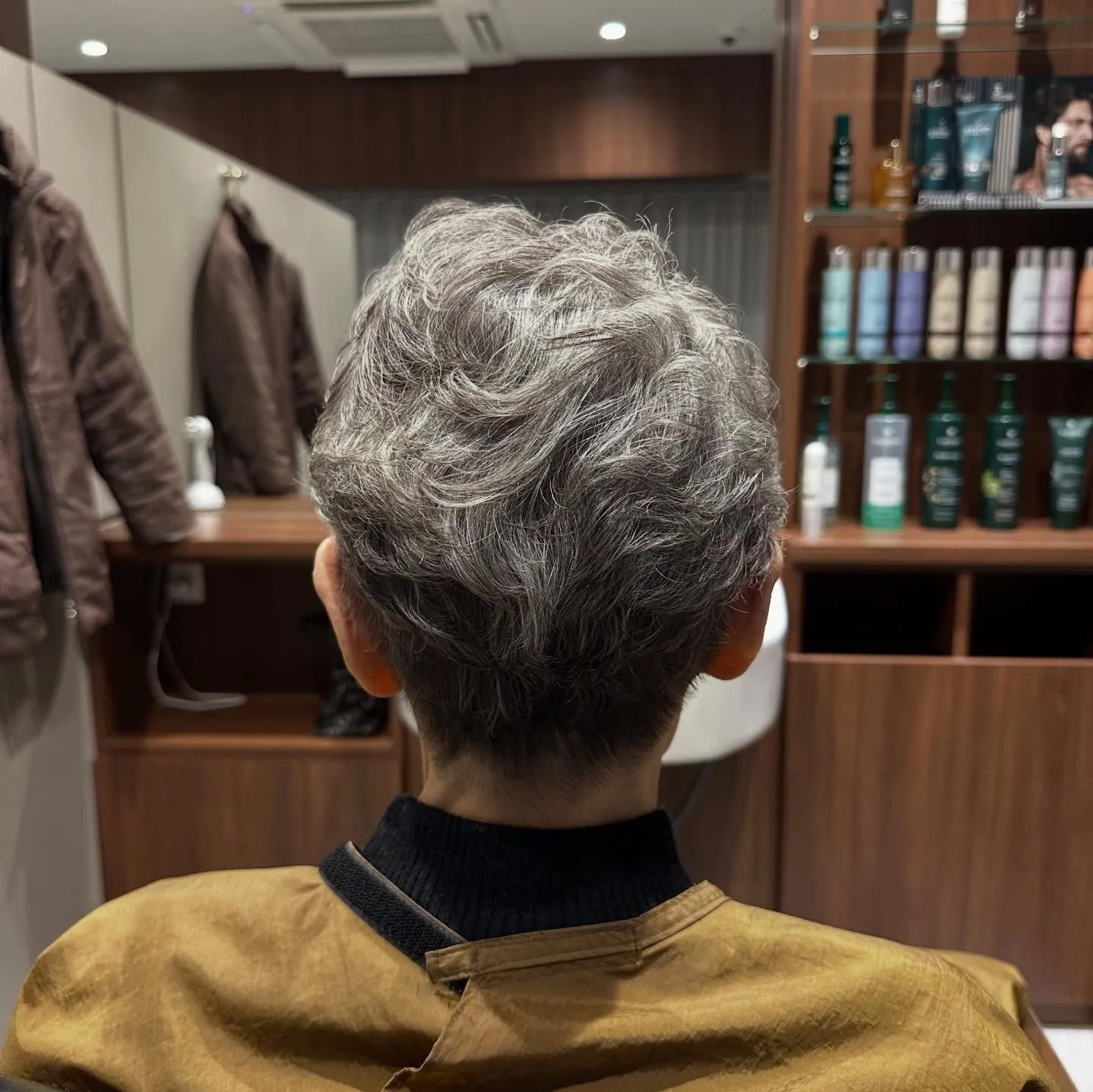 体調を崩されて半年ぶりのカット＆パーマ